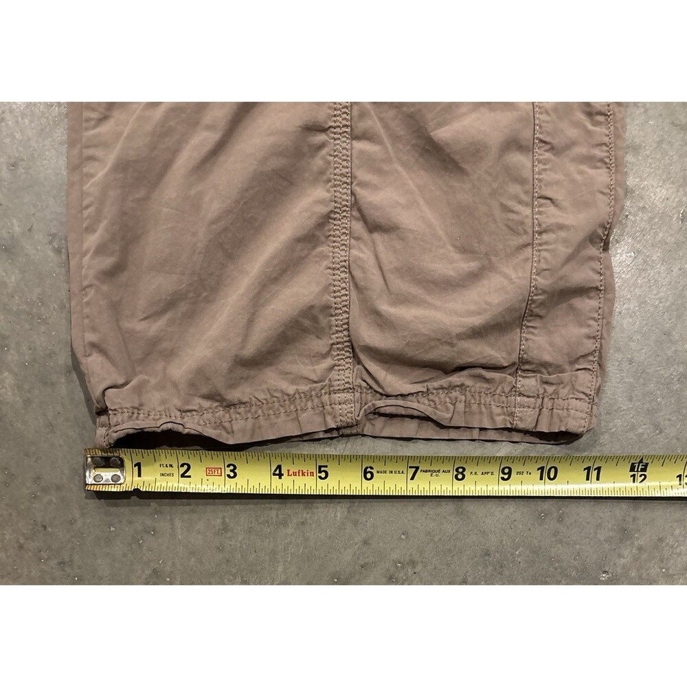 BDG Women's Large Brown 100% Cotton Y2K Cargo Baggy Straight Pants - Picture 6 of 8